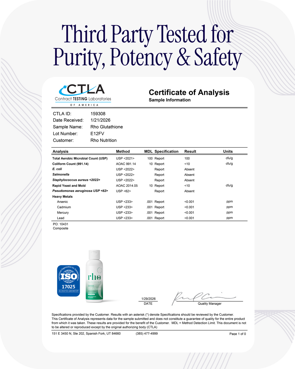 RHO Glutathione