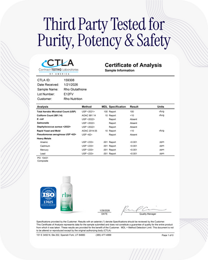 RHO Glutathione