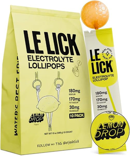 Electrolyte Lollipops - Lemon Drop