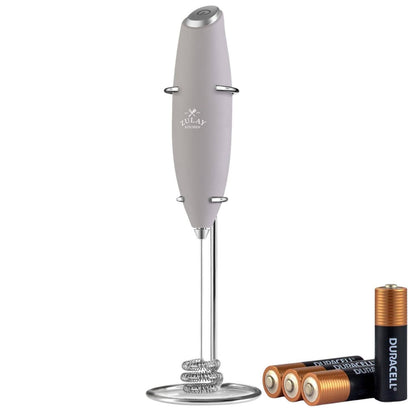 Zulay Kitchen | Tornado Milk Frother Whisk – Includes 4 AA Batteries