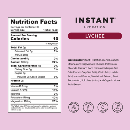 Instant Hydration | Premium Electrolyte Drink Mix