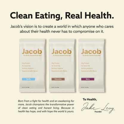 Jacob | Protein Bar - Grass-Fed Organic Snack Bar
