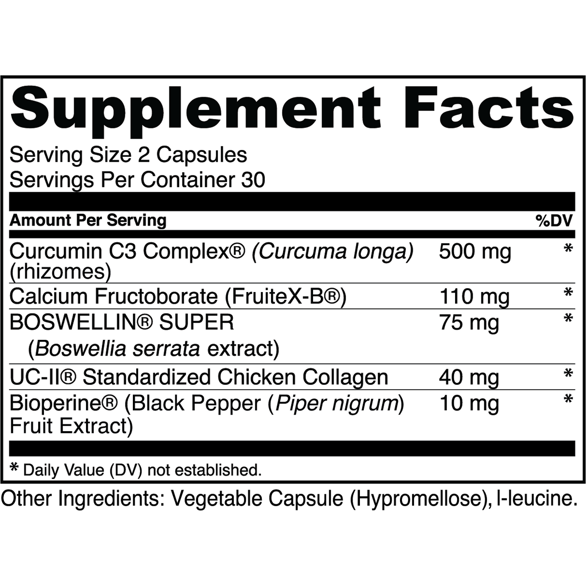 Transparent Labs | Joint Support Health