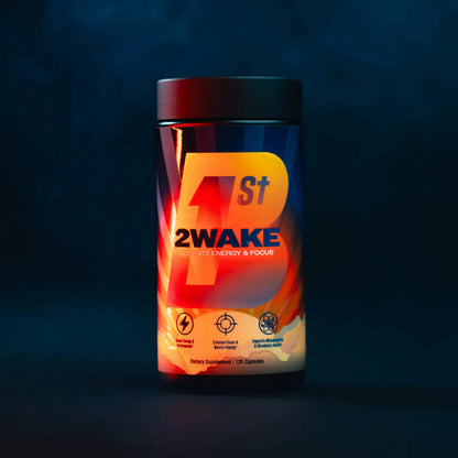 B1st 2WAKE front of bottle
