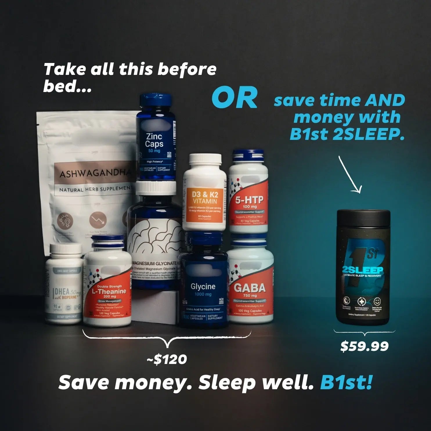 B1st 2SLEEP - Sleep Aid Supplement