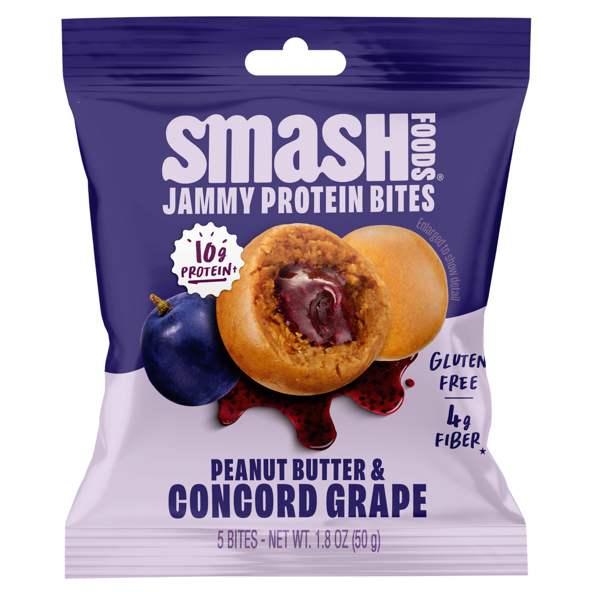 Smash Foods | Jammy Protein Bites - Grape