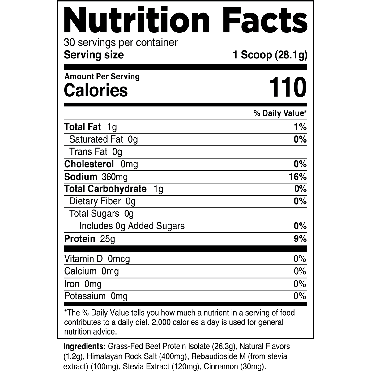 Transparent Labs | Protein Isolate Beef Protein