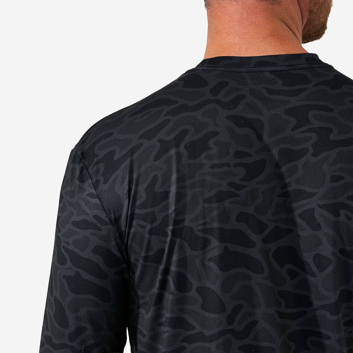 Burlebo Long Sleeve Go To Tee - Black Camo
