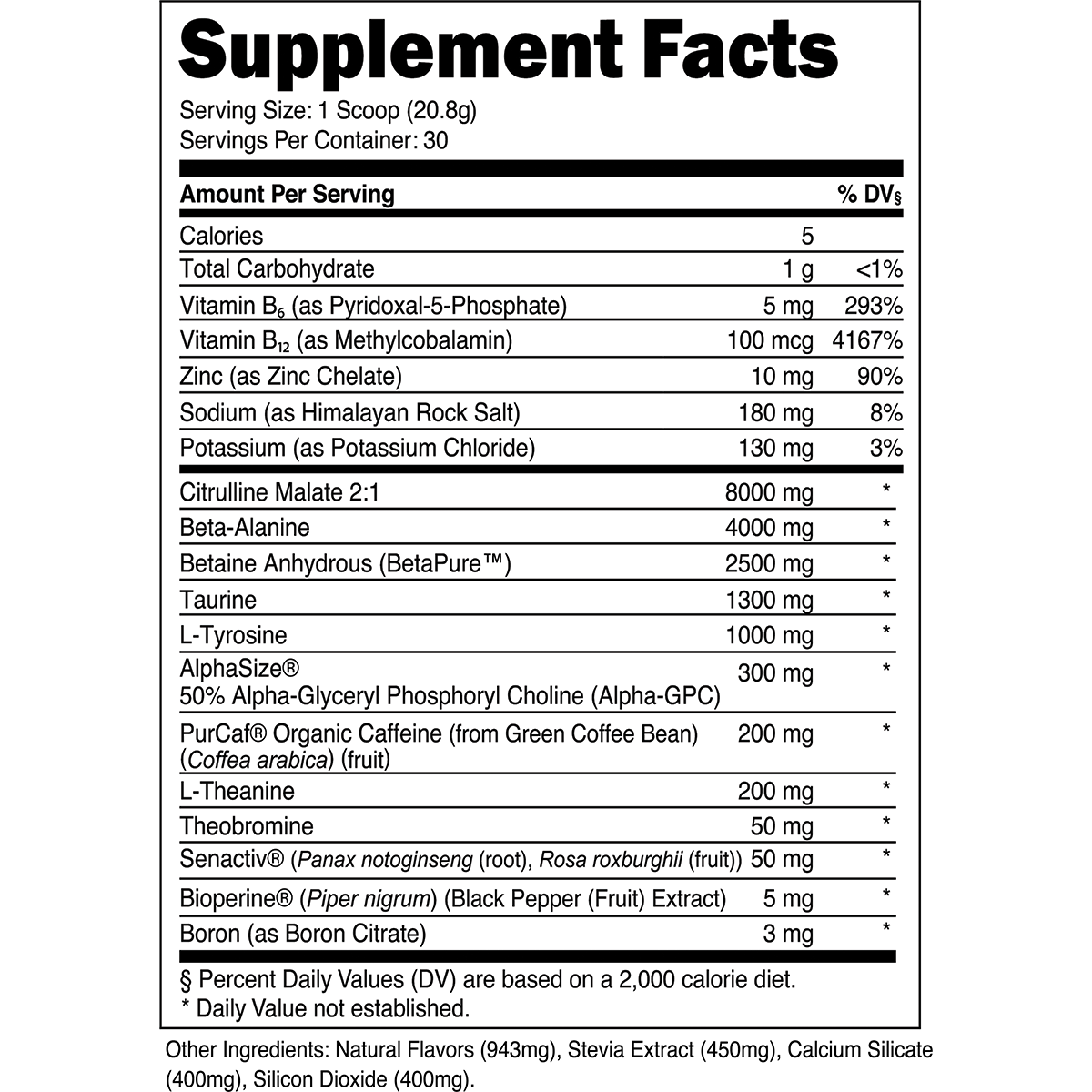 Transparent Labs | Bulk Pre Workout