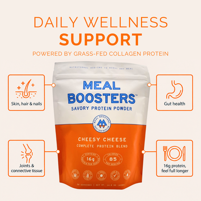 Meal Boosters | Collagen Protein - Cheesy Cheese, 20 Servings