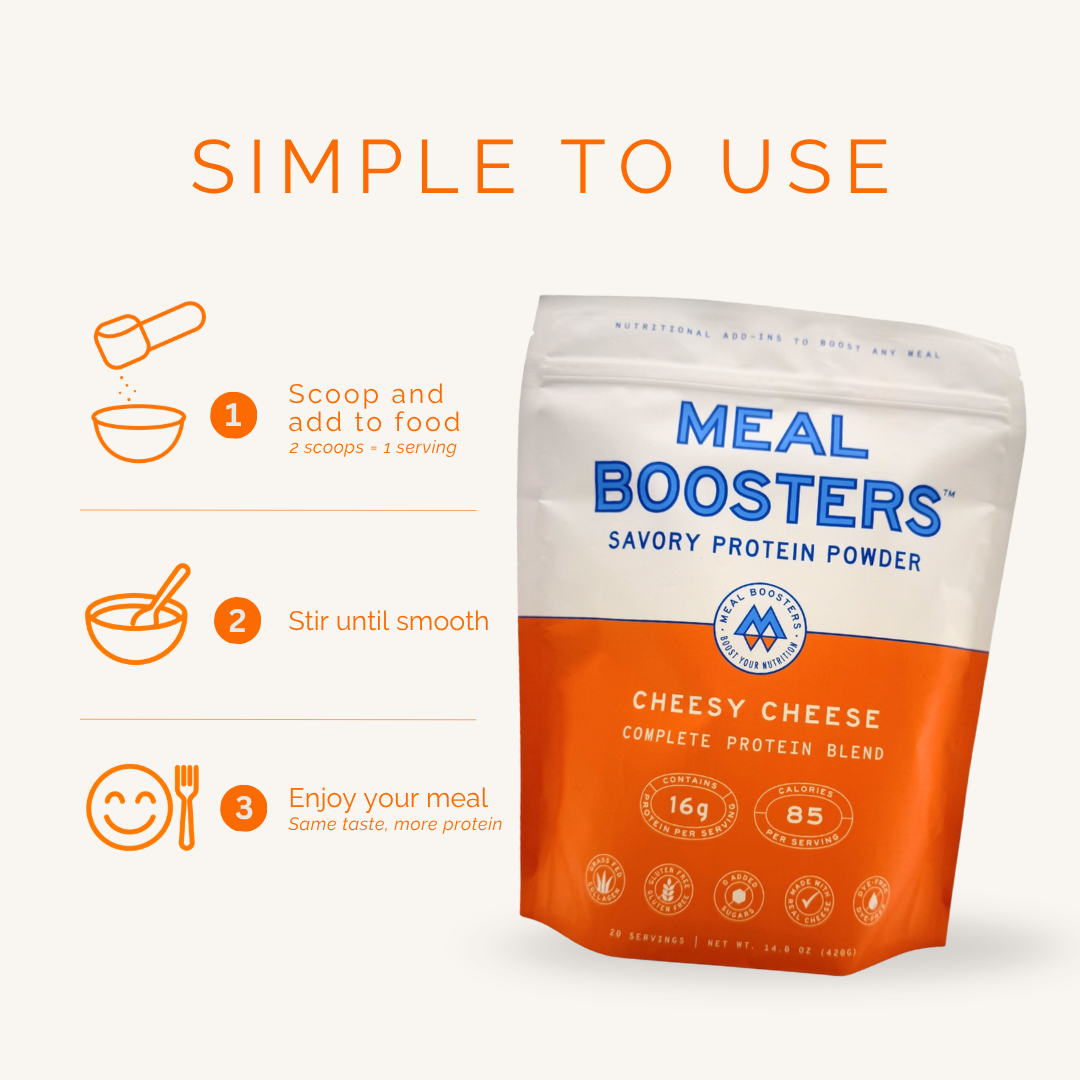 Meal Boosters | Collagen Protein - Cheesy Cheese, 20 Servings