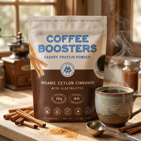 Meal Boosters | Coffee Boosters Collagen + Electrolytes - Cinnamon, 20 Servings