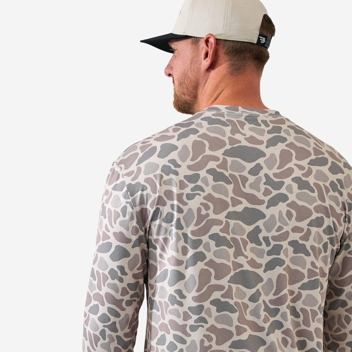 Burlebo Long Sleeve Go To Tee - Classic Deer Camo