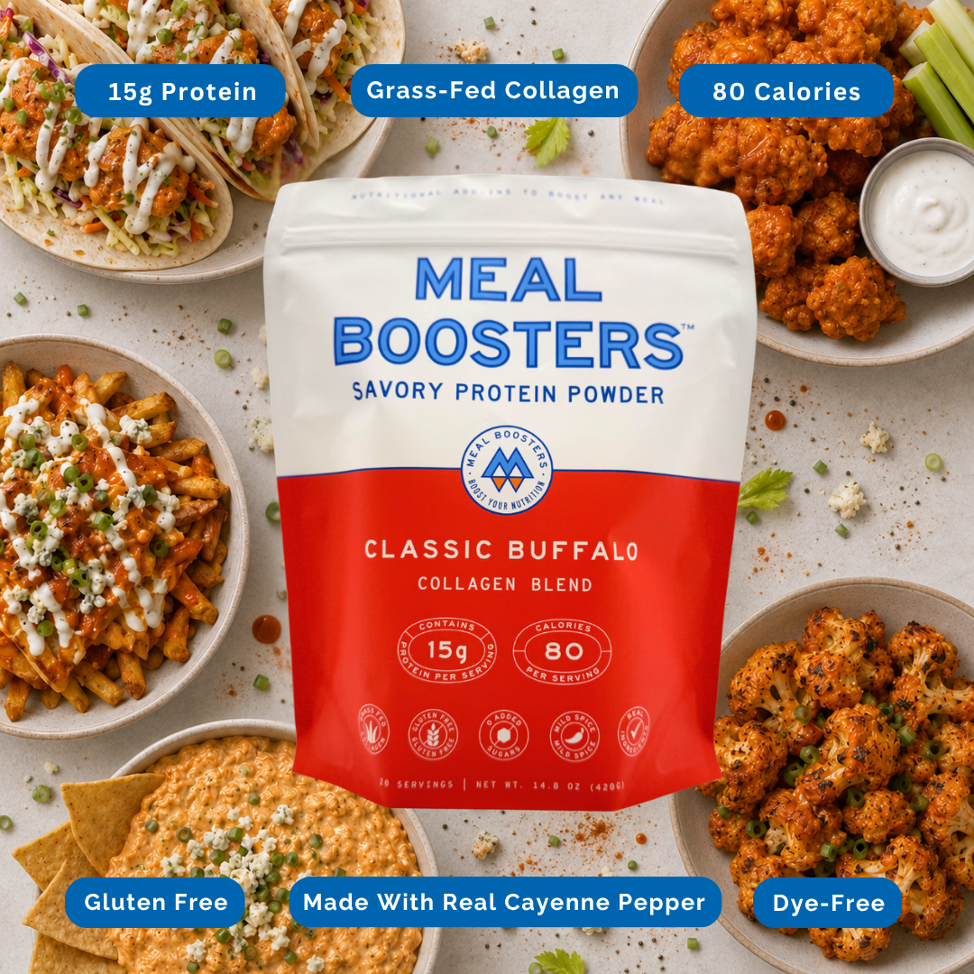 Meal Boosters | Collagen Protein - Classic Buffalo, 20 Servings