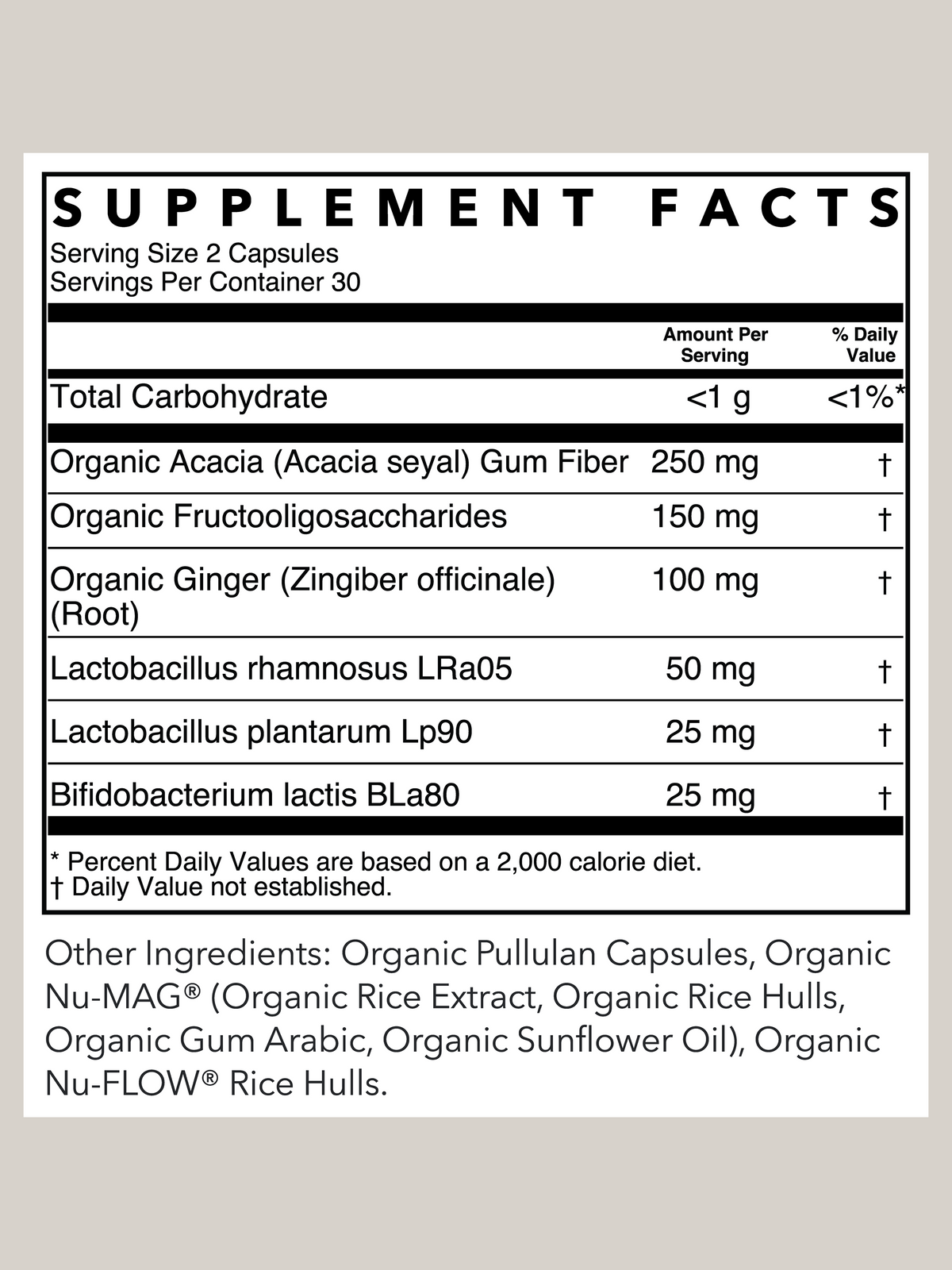 Rowe Casa | Gut + Digestive Probiotic, 60 servings