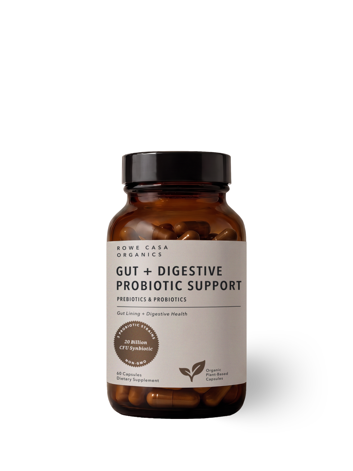 Rowe Casa | Gut + Digestive Probiotic, 60 servings
