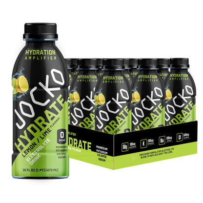 Jocko Hydrate Lemon Lime 12 Pack