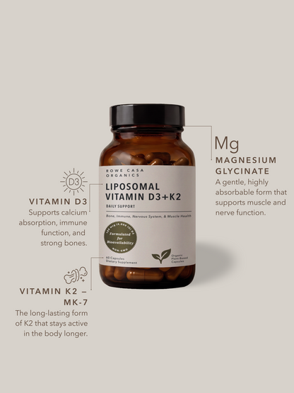 Rowe Casa | Vitamin D3 + K2, 60 servings