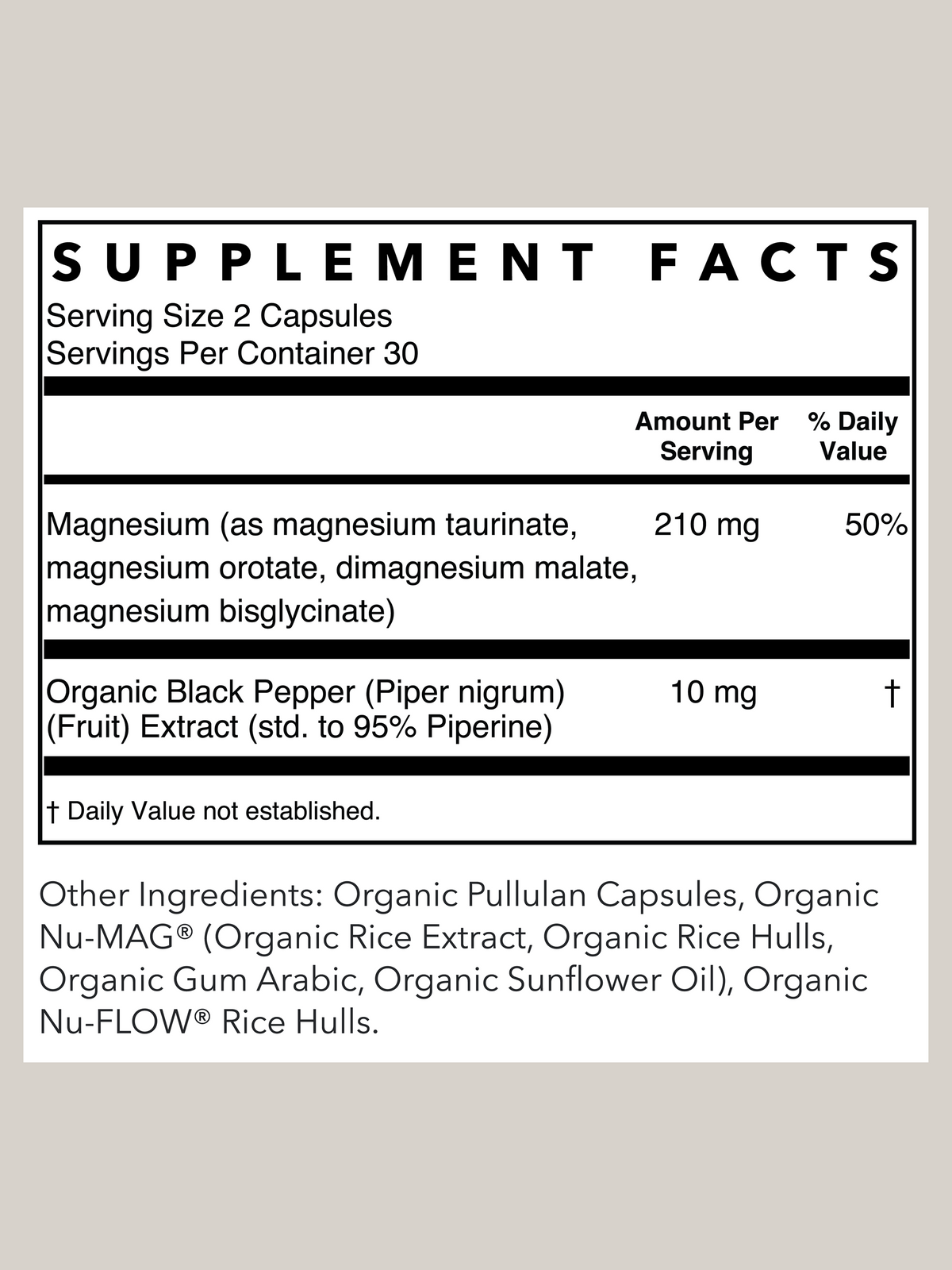 Rowe Casa | Magnesium Complex, 60 servings