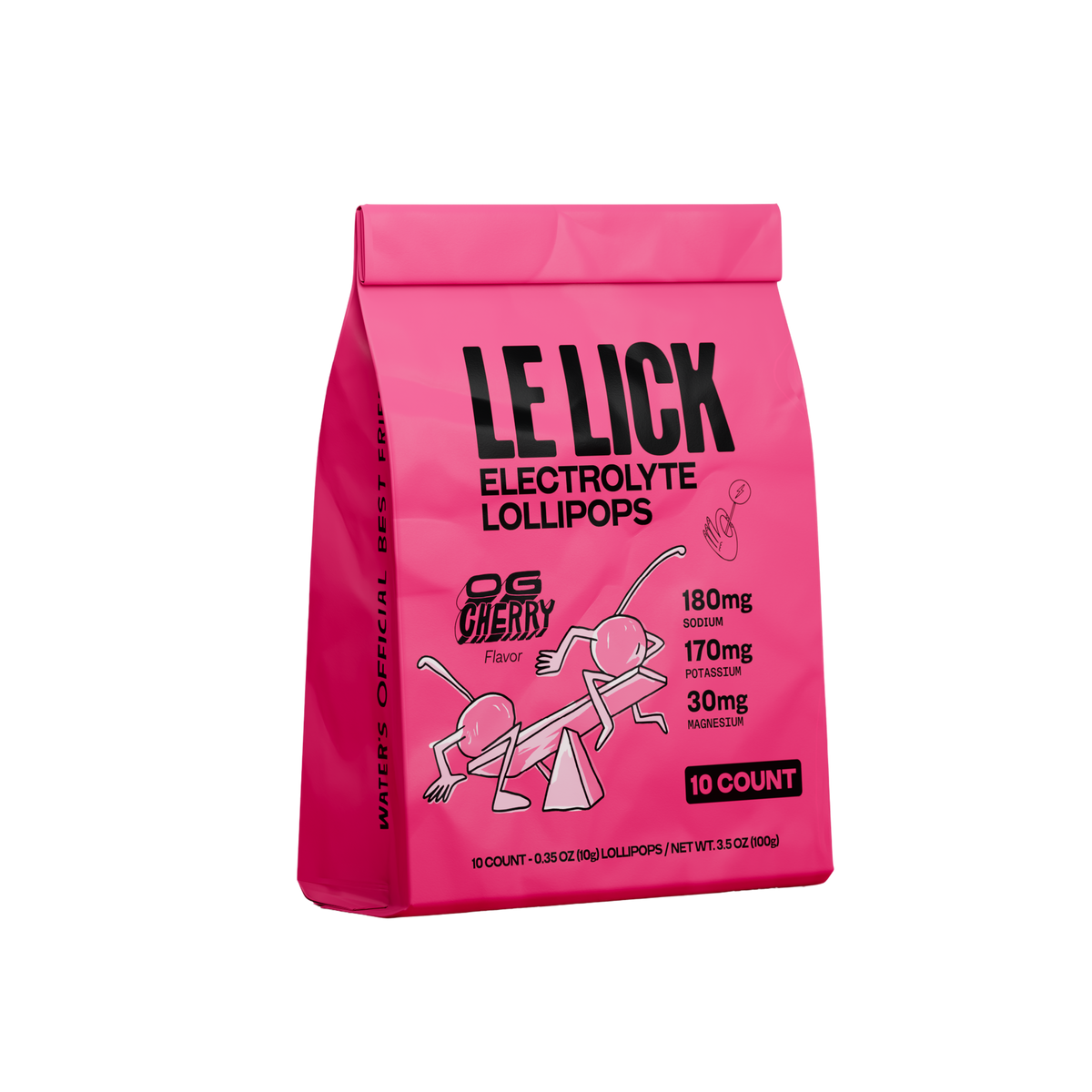LeLick | Electrolyte Lollipops - OG Cherry