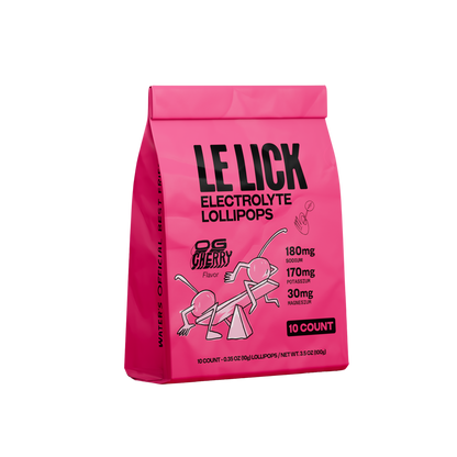 LeLick | Electrolyte Lollipops - OG Cherry
