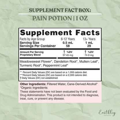 Earthley Pain Potion