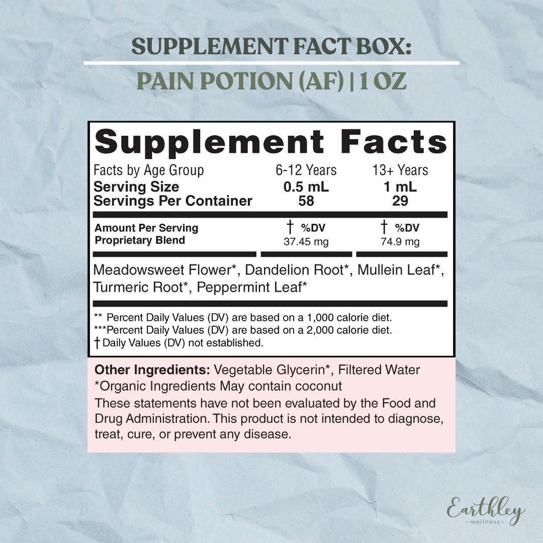Earthley Pain Potion