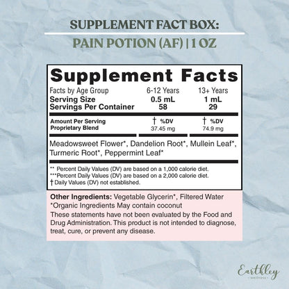Earthley Pain Potion