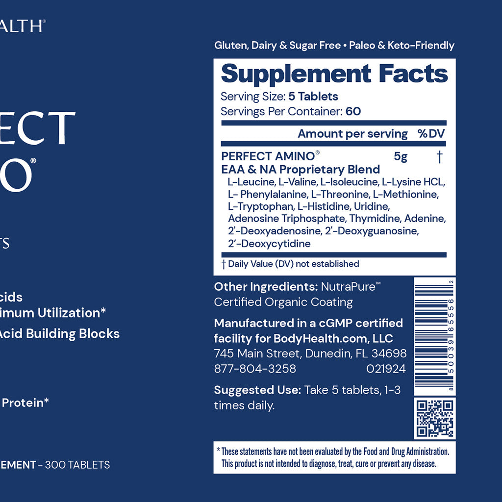 Perfect Aminos - Tablets 150ct (30 Servings)