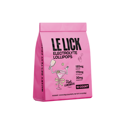 LeLick | Electrolyte Lollipops - Pink Lemonade