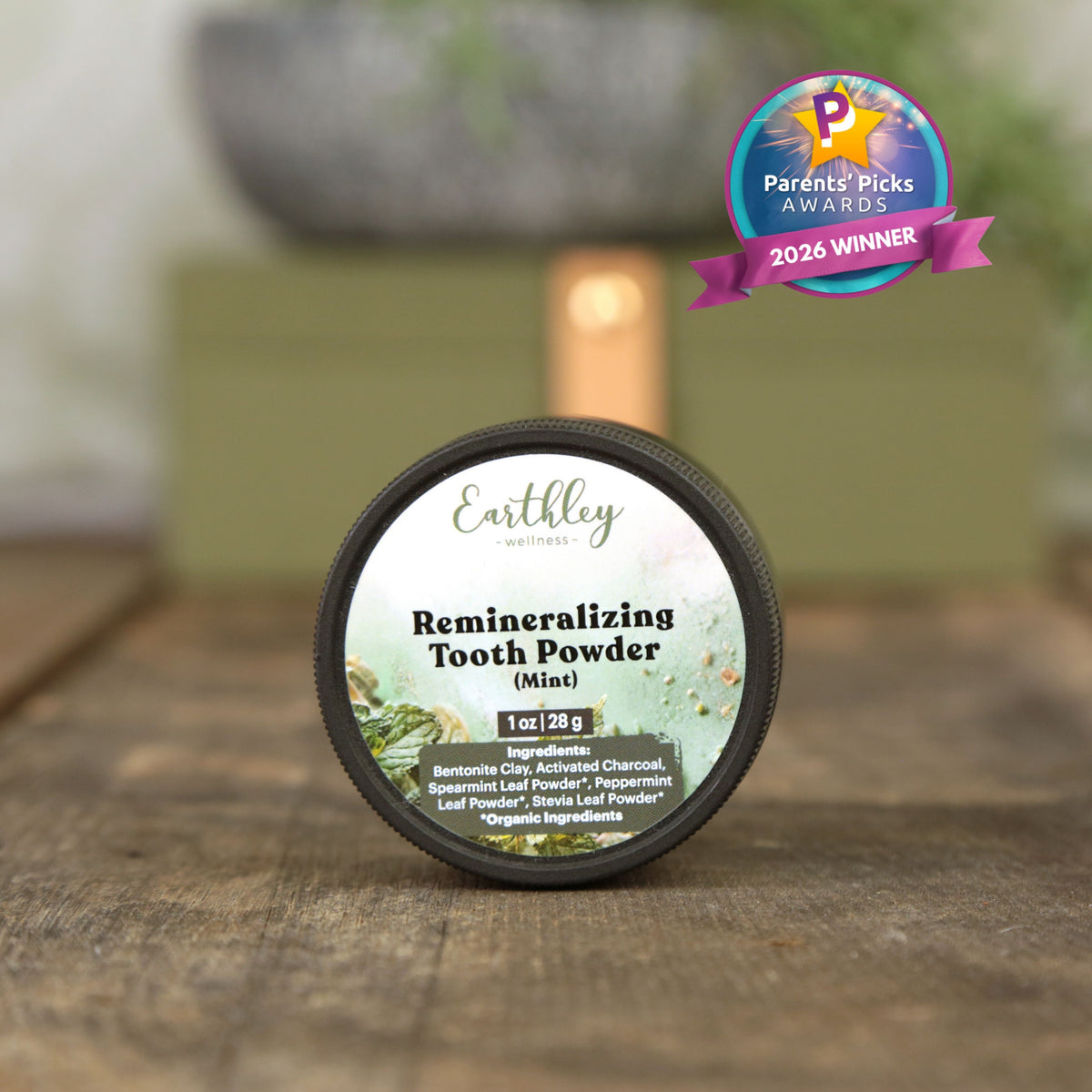 Earthley Remineralizing Tooth Powder