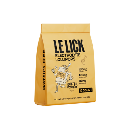 LeLick | Electrolyte Lollipops - Salted Honey