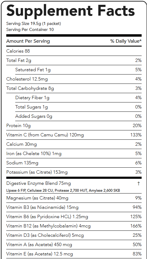 CSE - KID's Grass-Fed Whey Protein (10 Stick Pack)
