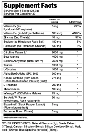 TL - Bulk Black Pre-Workout