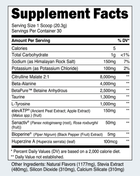TL - Stim Free Pre-Workout