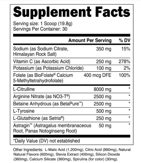 TL - Pump Pre-Workout