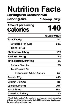 JI - 100% Grass Fed Protein Powder