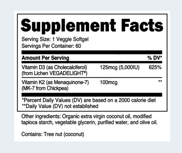 TL - Vitamin D3 & K2
