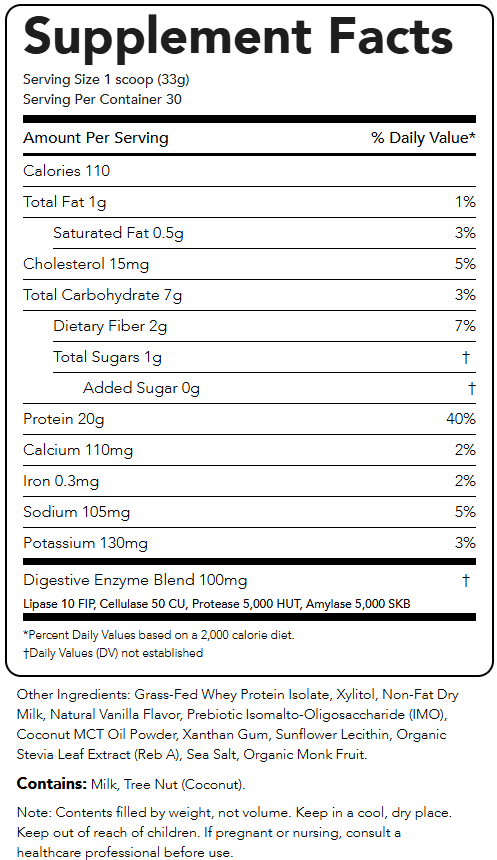 CSE - Grass-Fed Whey Protein Powder