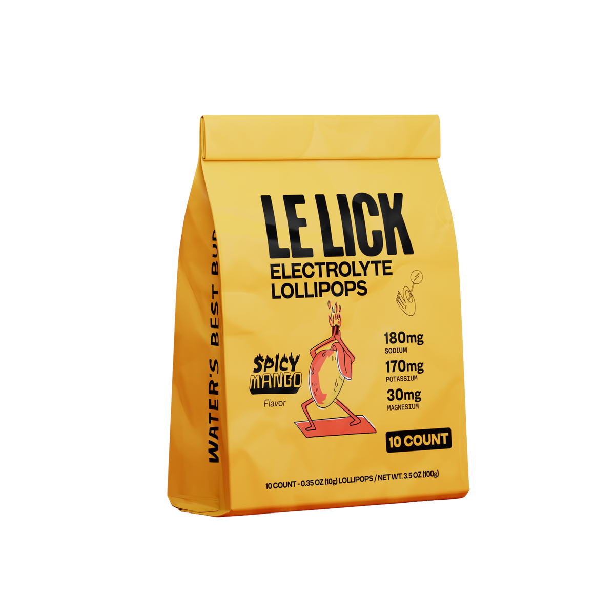 LeLick | Electrolyte Lollipops - Spicy Mango
