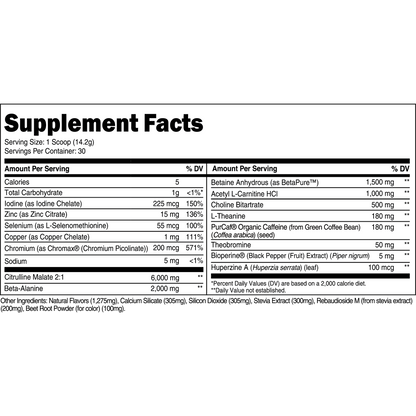 Transparent Labs | Lean Pre Workout