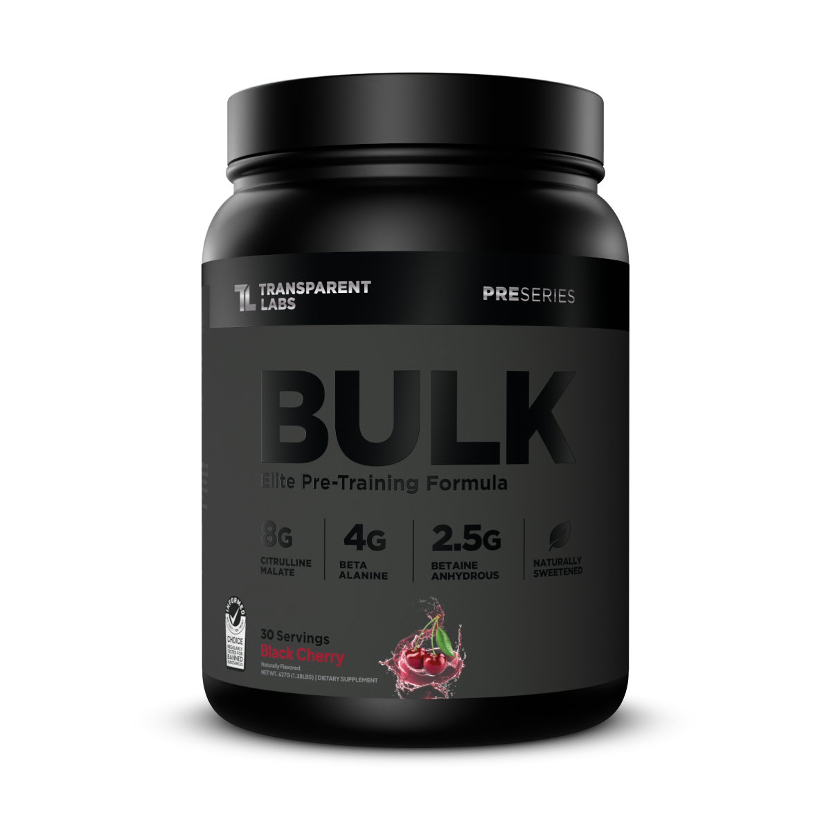 Transparent Labs | Bulk BLACK Pre Workout