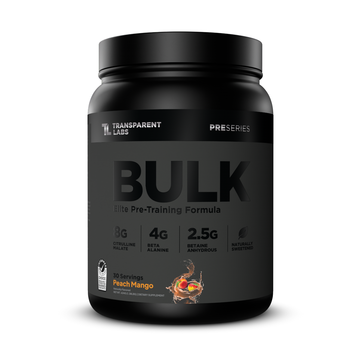 Transparent Labs | Bulk BLACK Pre Workout