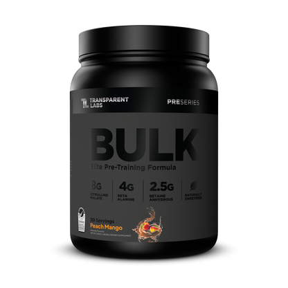 Transparent Labs | Bulk BLACK Pre Workout