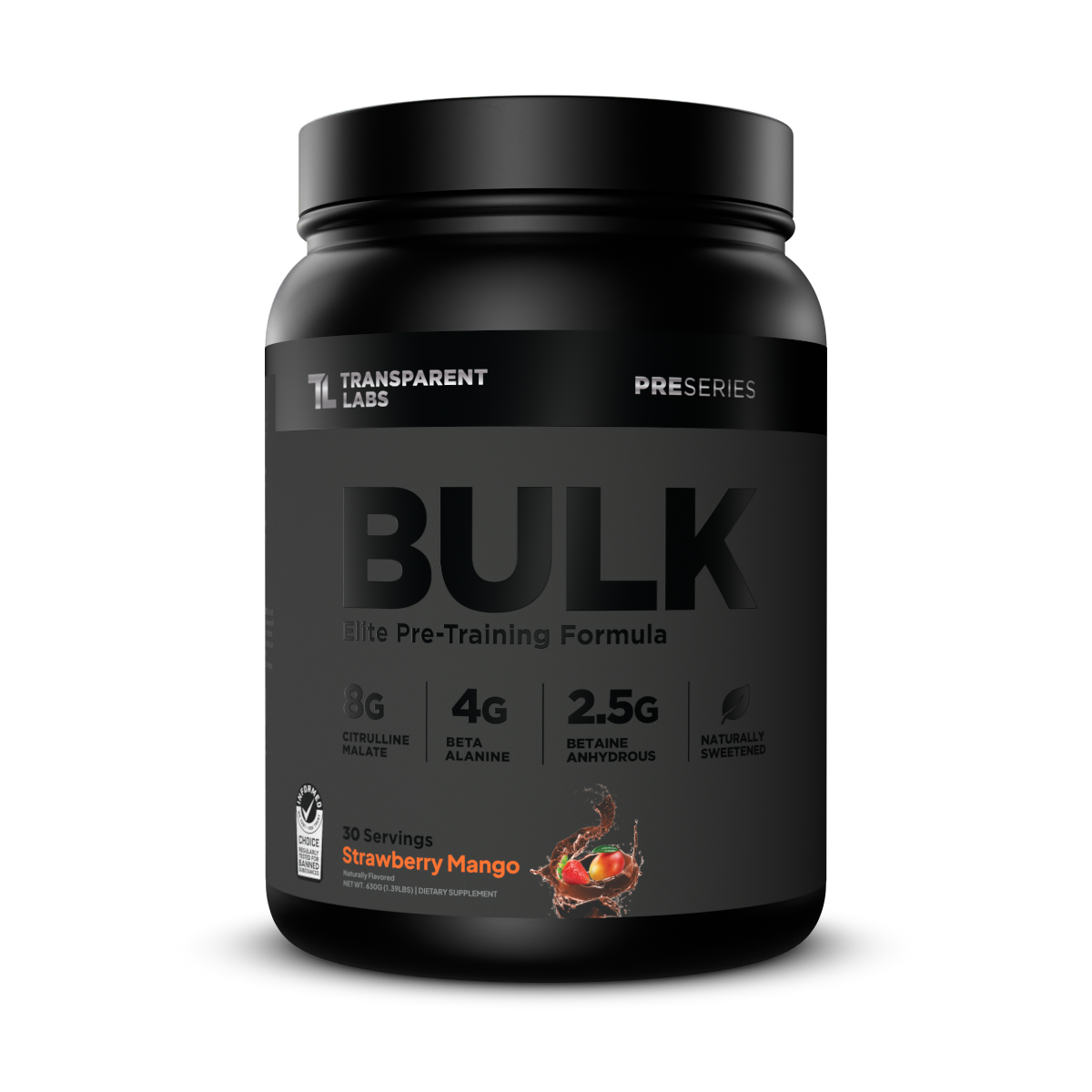 Transparent Labs | Bulk BLACK Pre Workout