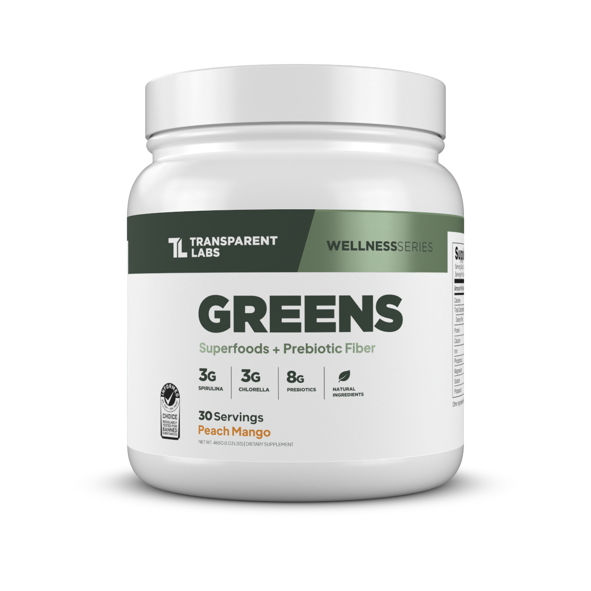 Transparent Labs | Prebiotic Greens