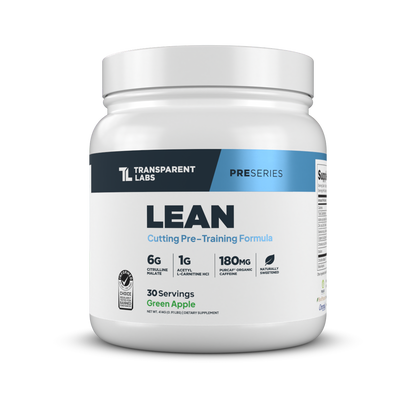 Transparent Labs | Lean Pre Workout - Green Apple