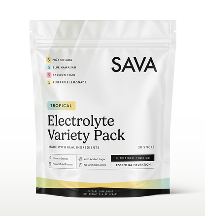 SAVA Tropical Electrolyte Variety Pack