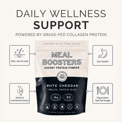 Meal Boosters | Collagen Protein - White Cheddar, 20 Servings