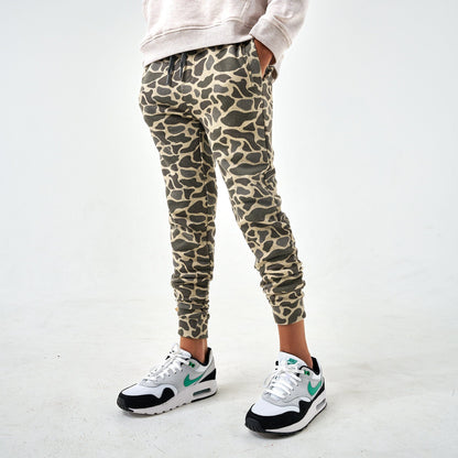 Youth Fleece Jogger - Classic Deer Camo